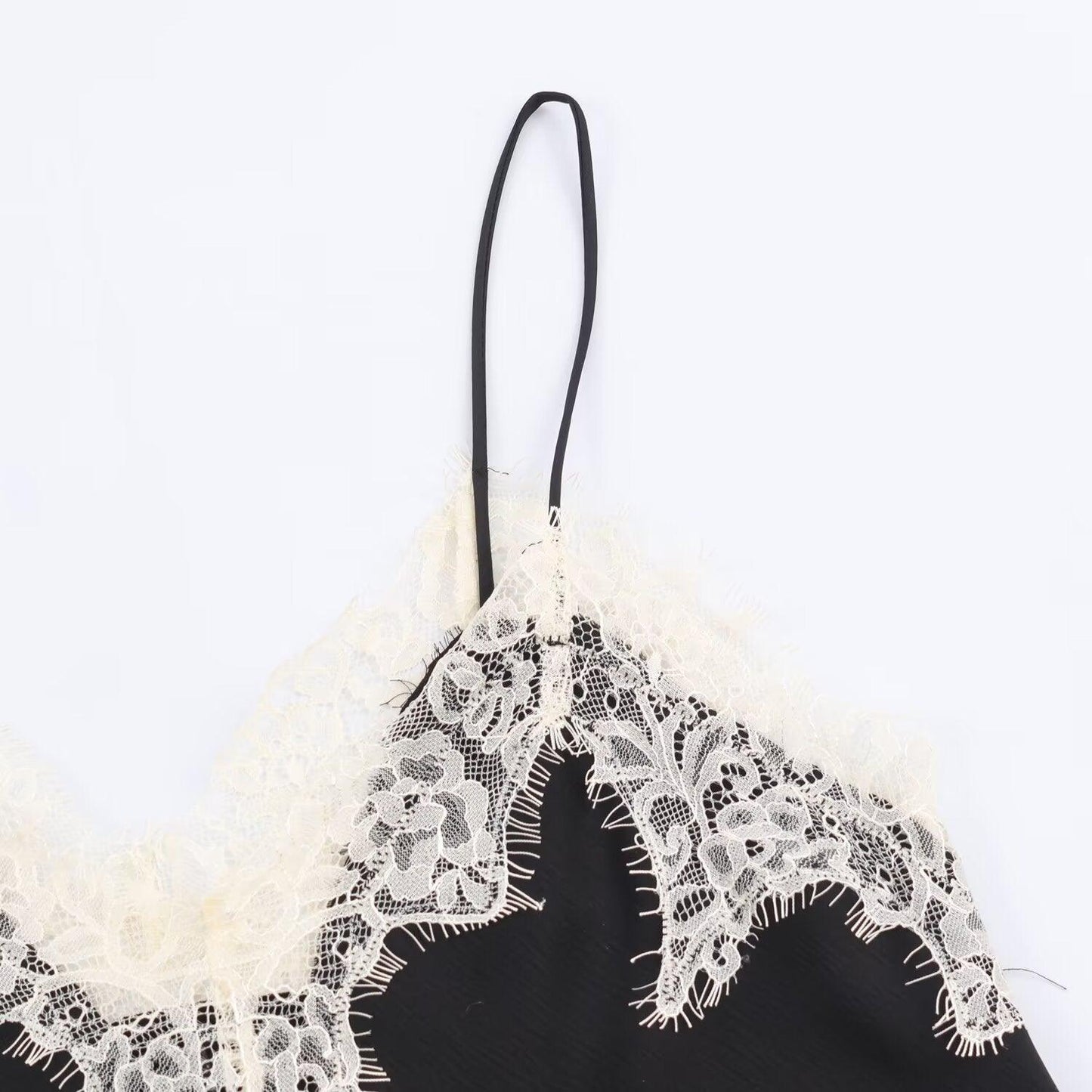 Color blocked lace satin textured topfpr women | MuddyStock Originals