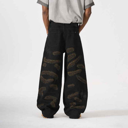 Straight Leg Wide Leg Jeans For Men | MuddyStock Originals