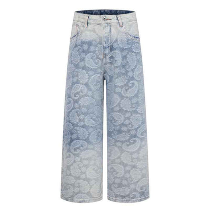 Cashew jacquard jeans for men and women | MuddyStock Originals