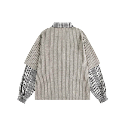 Two fake knitted sweaters with teddy bear pattern for women | MuddyStock Originals MuddyStock