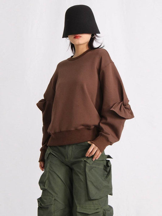 Patchwork Bow Sweatshirts For Women | MuddyStock Originals MuddyStock