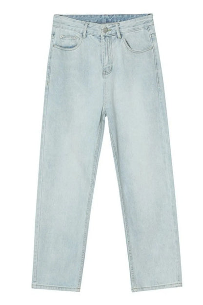 Straight Leg Jeans with Pockets For Men | MuddyStock Originals Light Blue MuddyStock