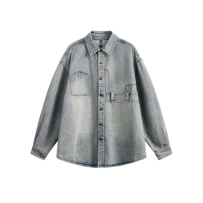 Denim men's and women's loose fitting shirts | MuddyStock Originals MuddyStock