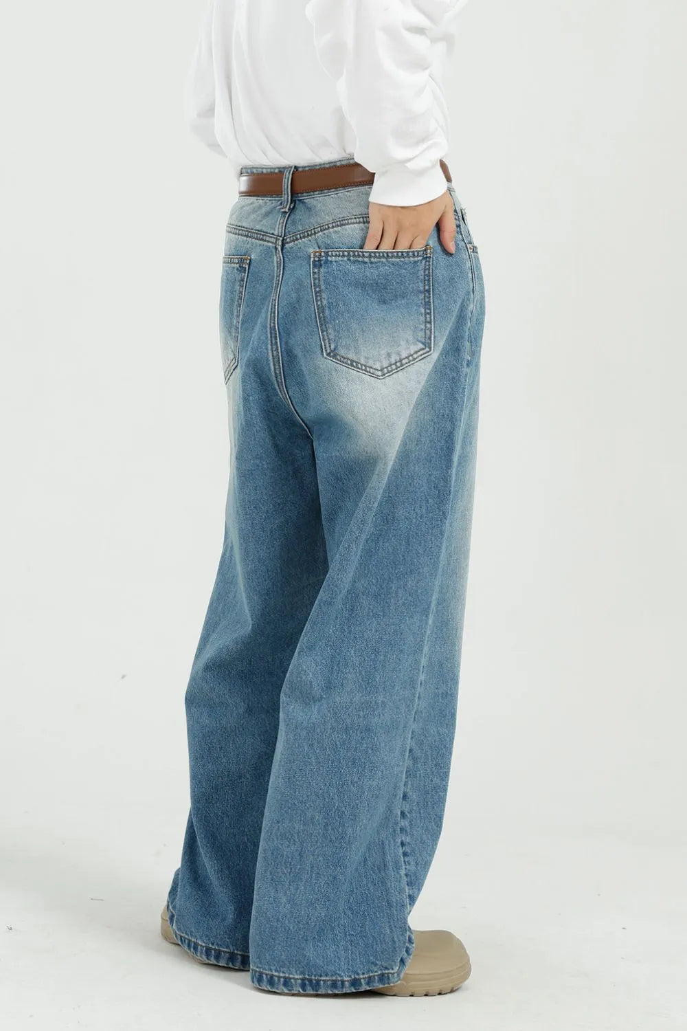Wide Leg Jeans with Pockets For Men | MuddyStock Originals MuddyStock
