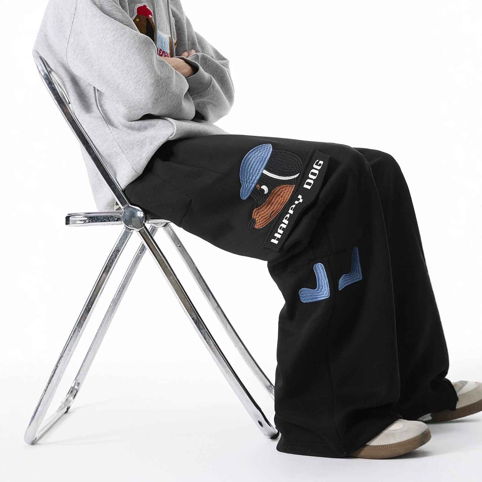 Dog Embroidery Sweatpants For Women | MuddyStock Originals MuddyStock