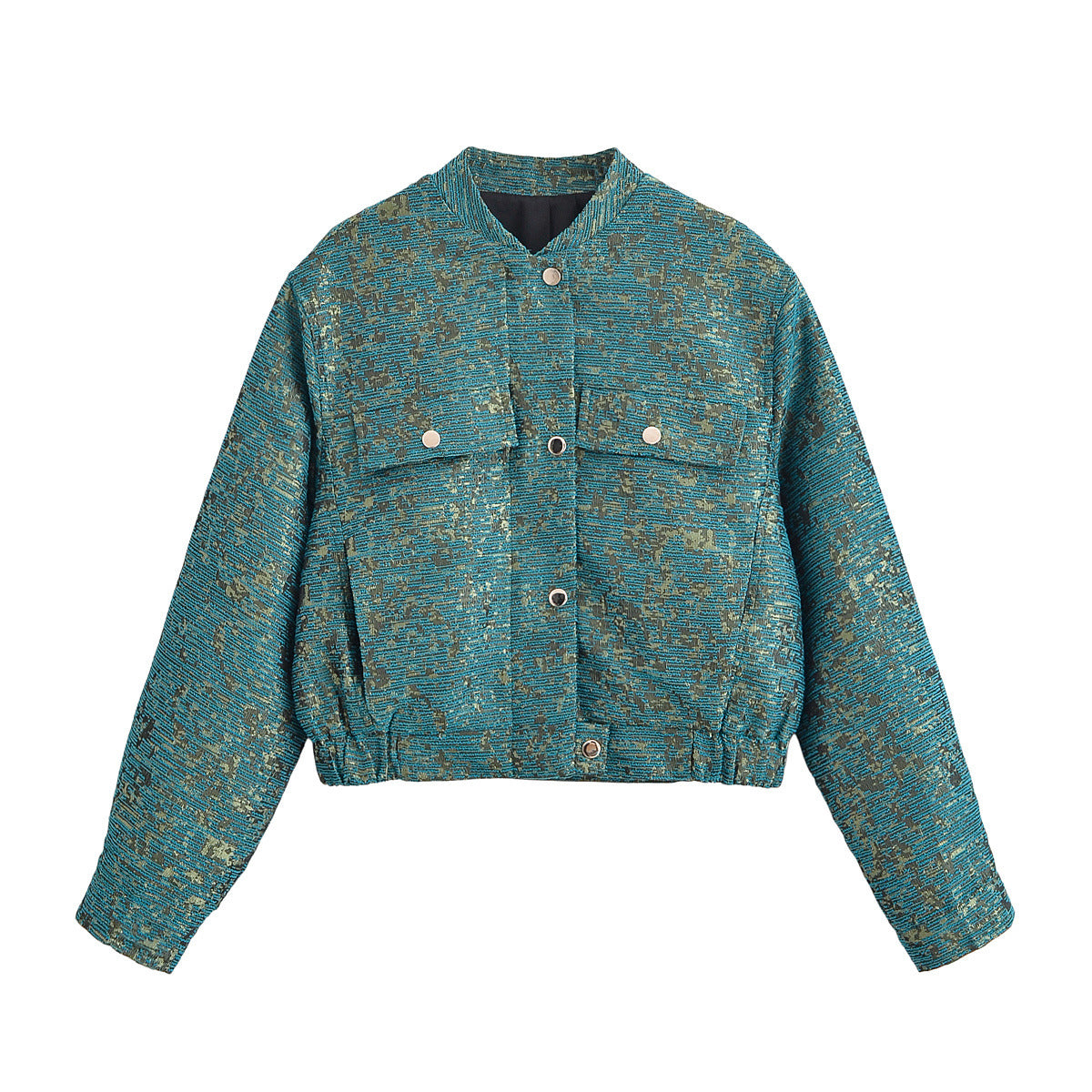 Jacquard patterned jacket for women | MuddyStock Originals