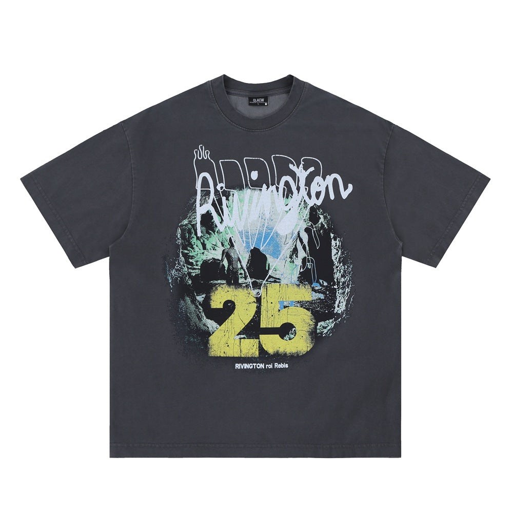 Printed Casual Short Sleeve T-Shirt for Men | MuddyStock Originals MuddyStock