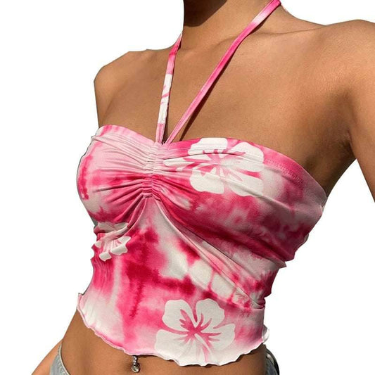 Tie dye vest strapless women's clothing | MuddyStock Originals MuddyStock