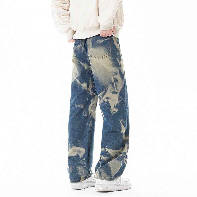 Street Style Camouflage Denim Pants For Men | MuddyStock Originals