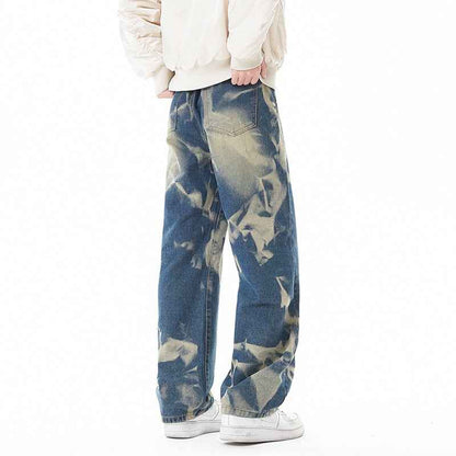 Street Style Camouflage Denim Pants For Men | MuddyStock Originals