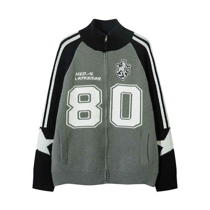 Cardigan high neck sweater jacket for women | MuddyStock Originals Black MuddyStock