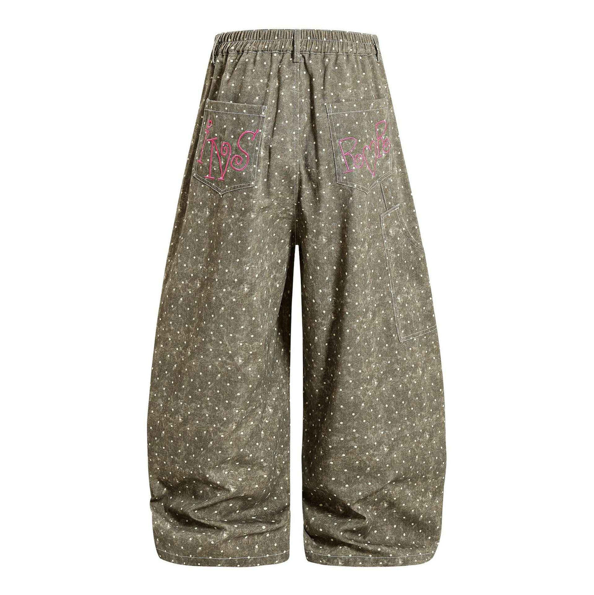 Wave dot denim jeans for women | MuddyStock Originals