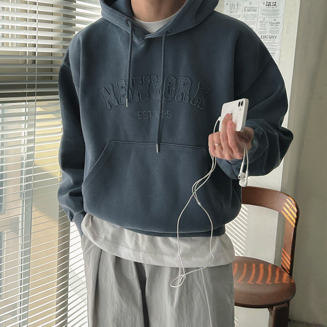 Casual Letter Hoodie for Men, Loose FitStreetwear, Autumn Fashion Sweatshirt eprolo