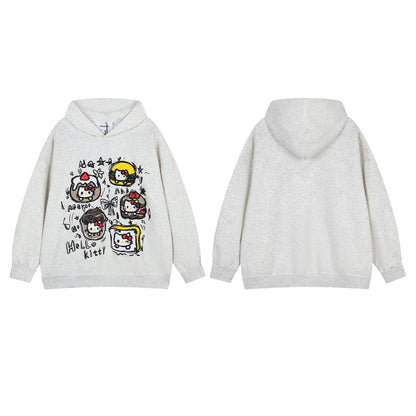 Cartoon Print Hoodie For Women | MuddyStock Originals MuddyStock