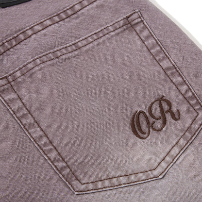 Make old wide leg jeans