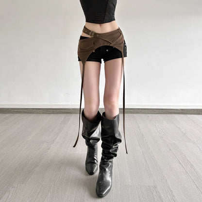 Irregular and versatile slim fit waist decoration for women