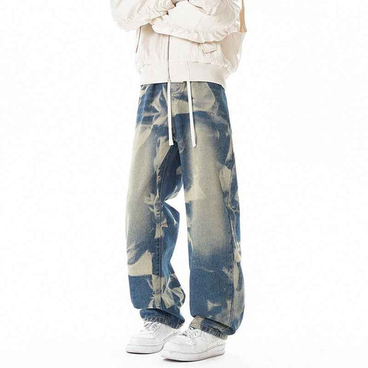 Street Style Camouflage Denim Pants For Men | MuddyStock Originals