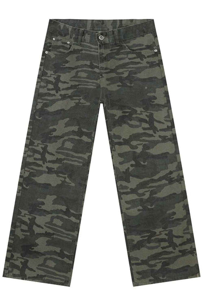 Camouflage Jeans with Pockets For Men | MuddyStock Origianals Gray MuddyStock