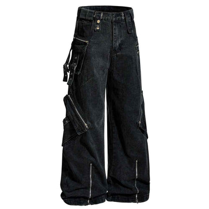 Workwear zipper jeans for men | MuddyStock Originals