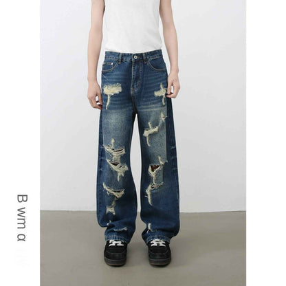 American Style Distressed Denim Pants For Men | MuddyStock Originals MuddyStock