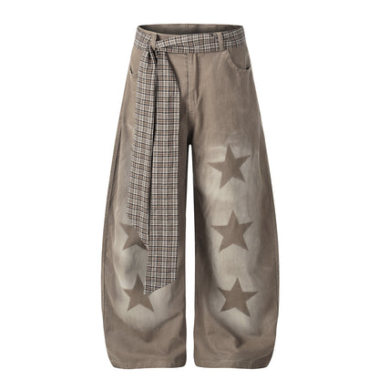 Old star curved knife jeans for women | MuddyStock Originals Brown