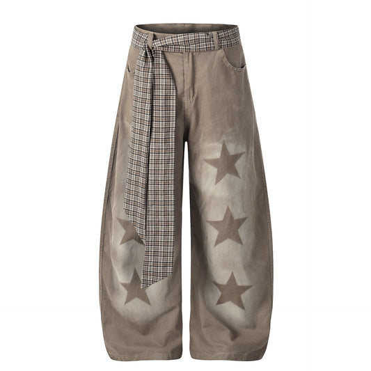 Old star curved knife jeans for women | MuddyStock Originals Brown