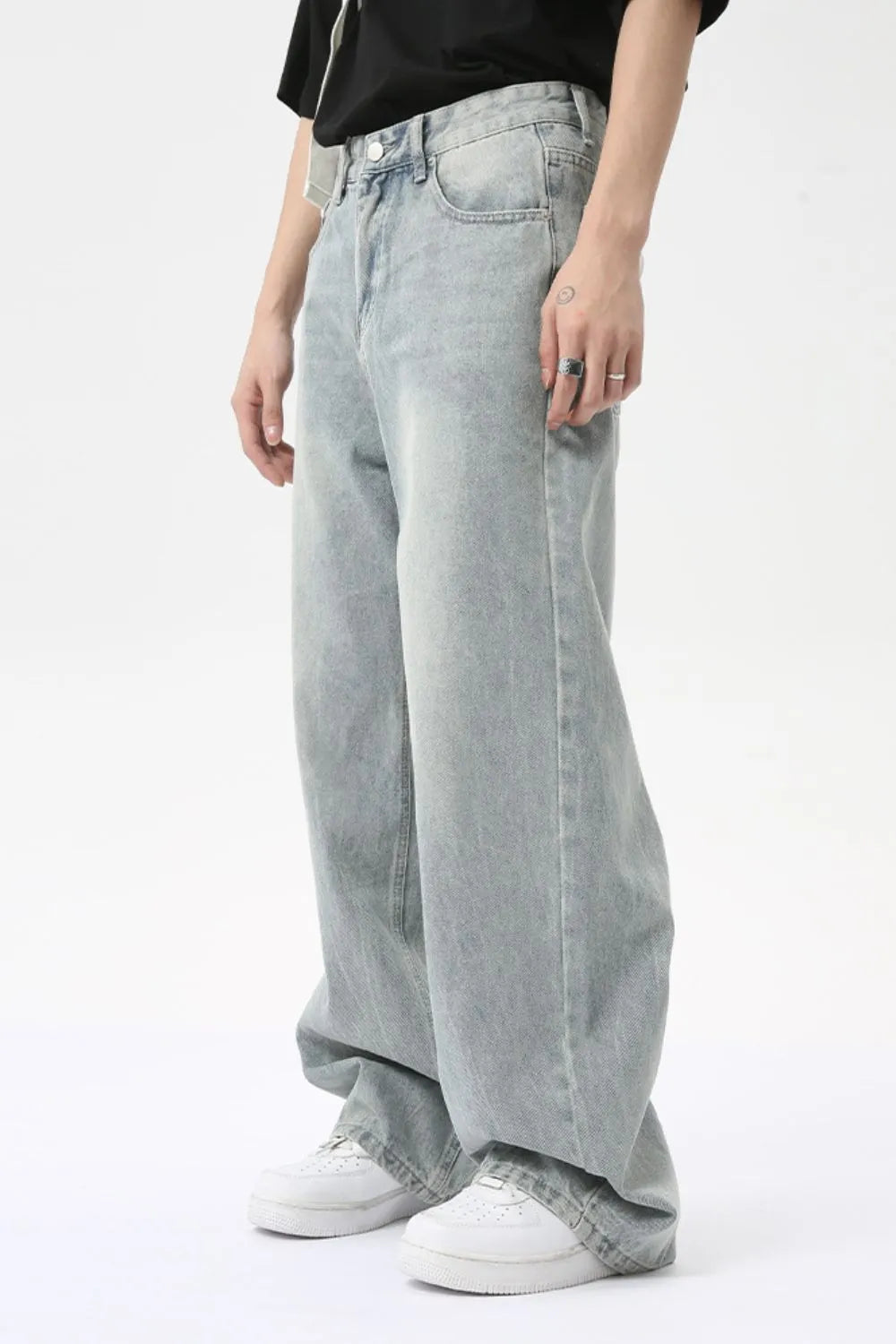 Wide Leg Jeans with Pockets For Men | MuddyStock Originals MuddyStock