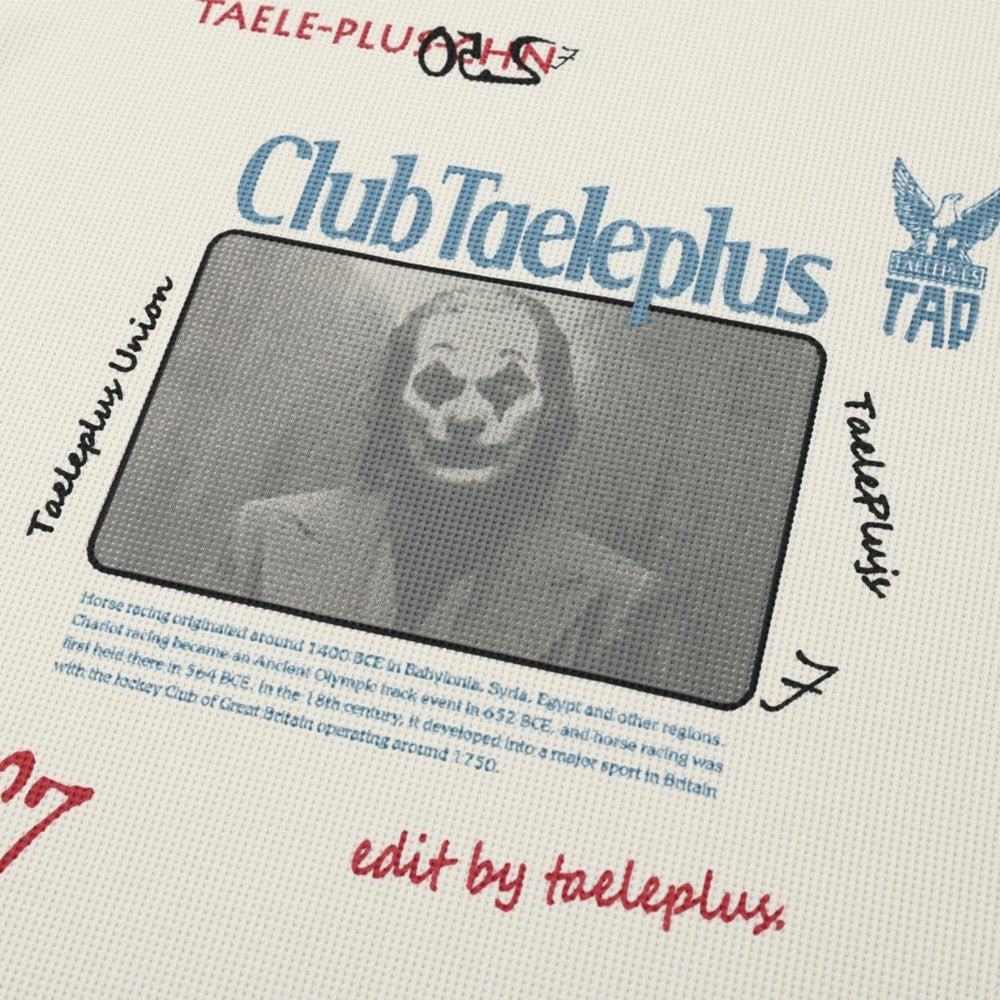 Hip hop clown character printed long sleeved t-shirt for men | MuddyStock Origginals eprolo