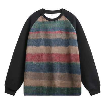 Round neck sweatshirt for men | MuddyStock Originals Black MuddyStock