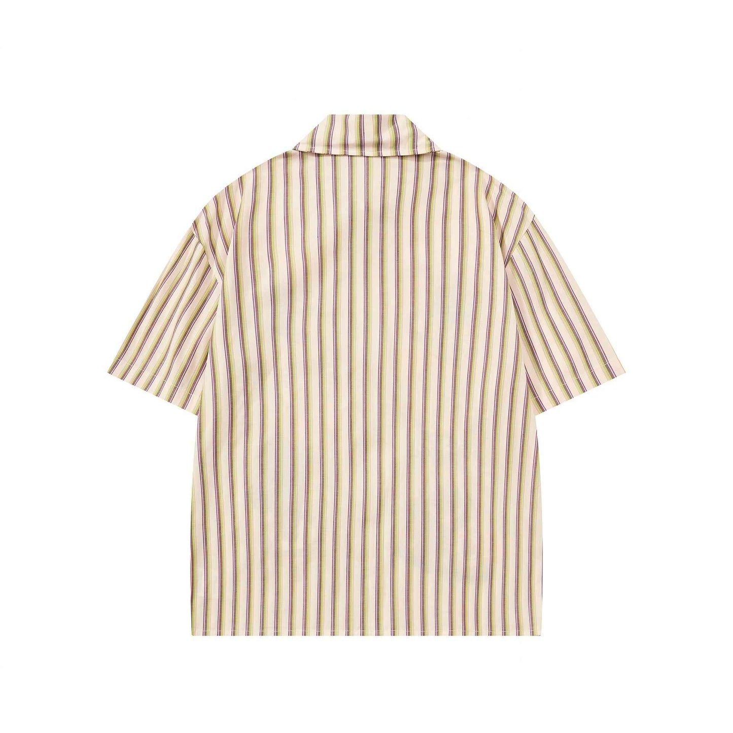 Vintage Aloha Bear Stripe Shirt For Men | MuddyStock Originals