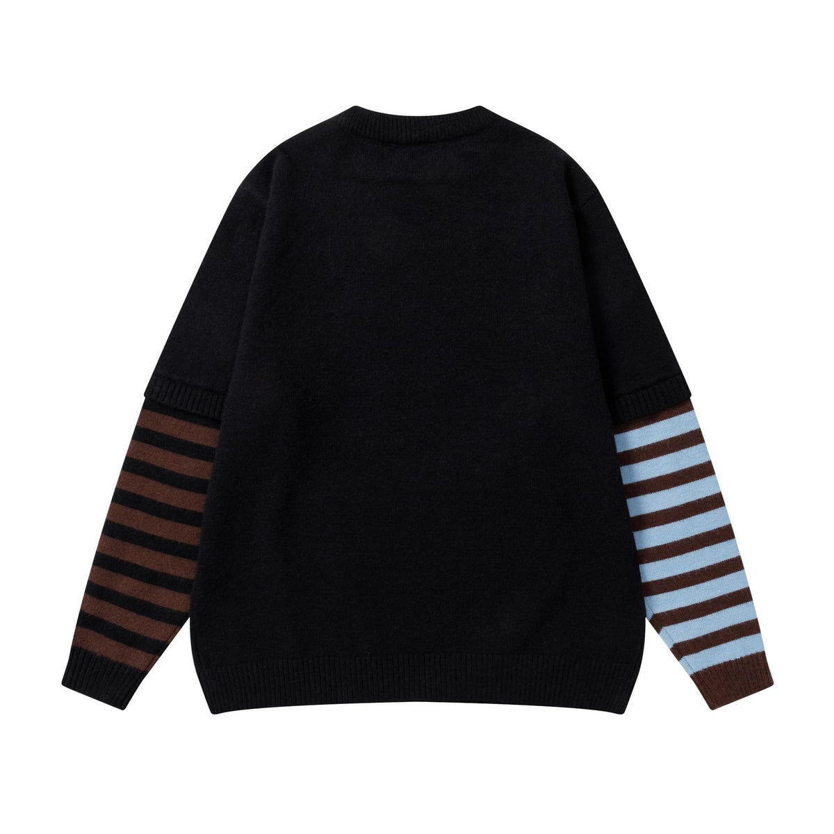Fake two puppy jacquard sweater for men and women | MuddyStock Originals
