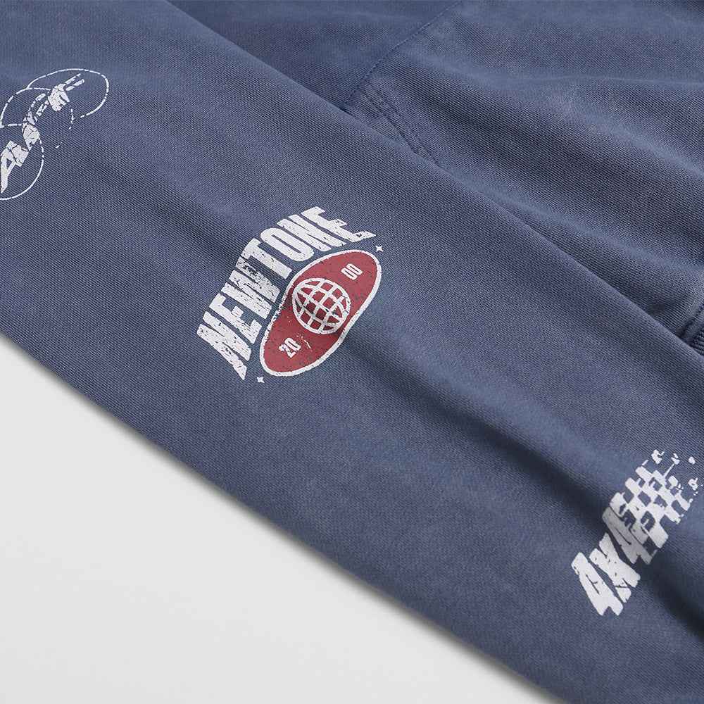 Wear and tear letter printed hoodie for men | MuddyStock Originals