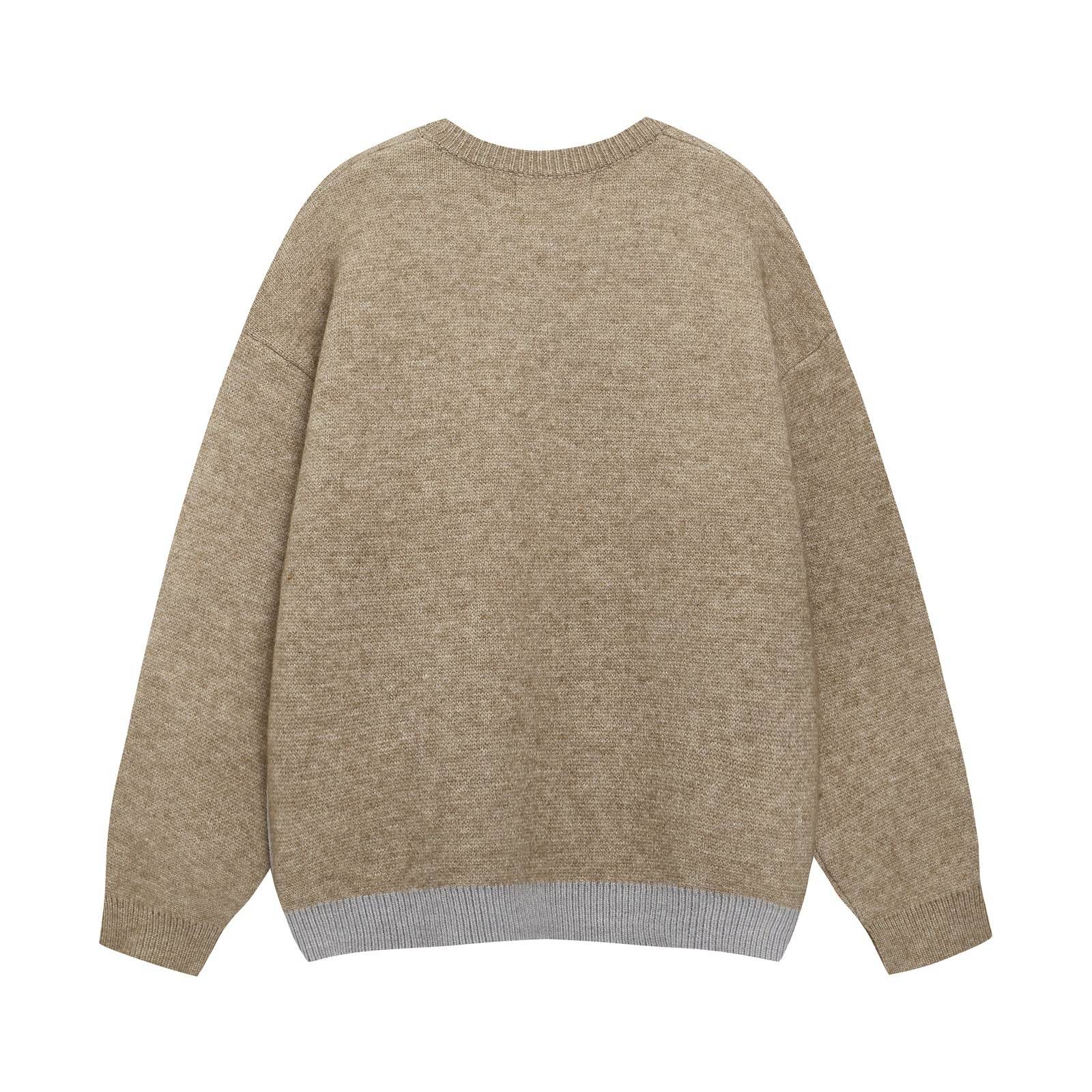 Polar Bear Jacquard Crew Sweater For Men And Women | MuddyStock Originals MuddyStock