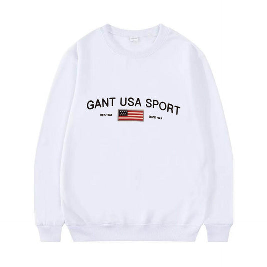 Crew Neck Sweatshirt For Men And Women | MuddyStock Originals White MuddyStock