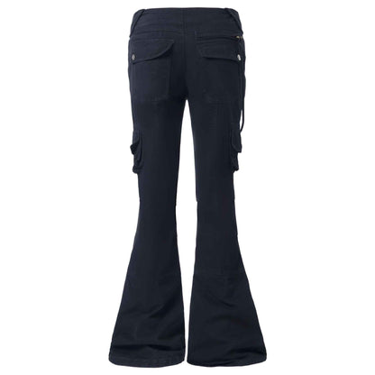 Irregular strap low waisted jeans for women | MuddyStock Originals