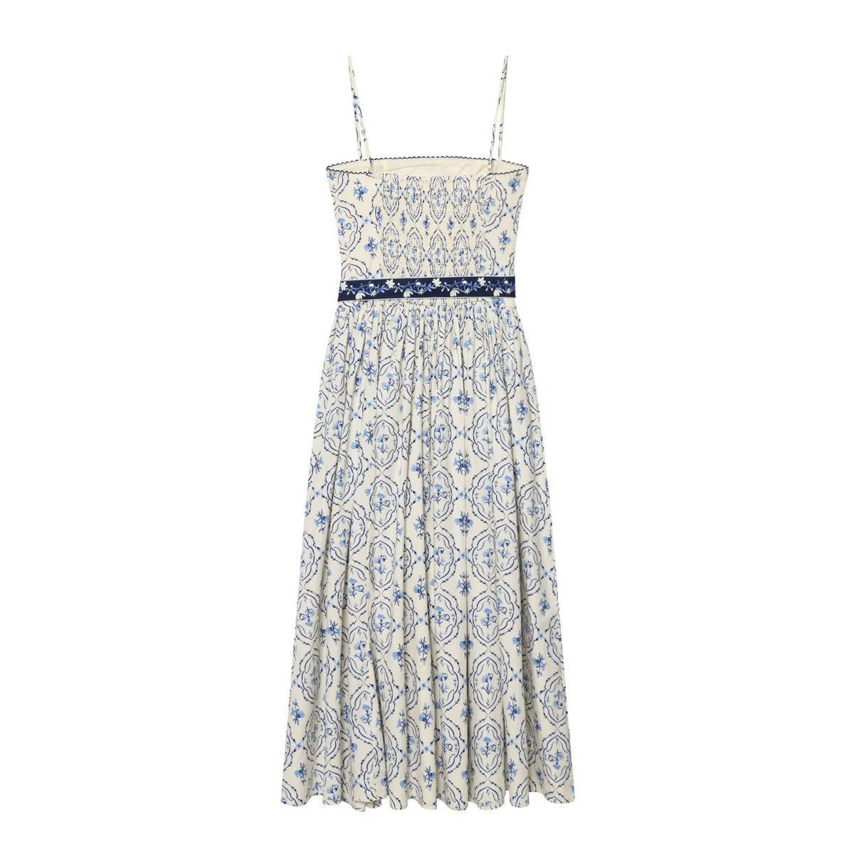 Retro printed suspender dress for women | MuddyStock Originals