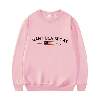 Crew Neck Sweatshirt For Men And Women | MuddyStock Originals Pink MuddyStock