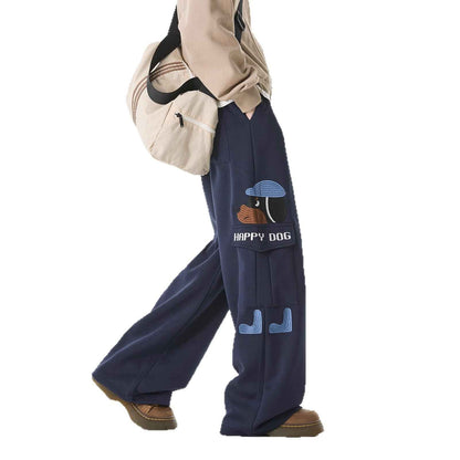 Dog Embroidery Sweatpants For Women | MuddyStock Originals MuddyStock