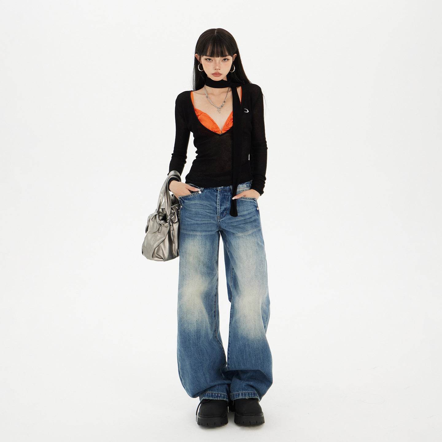 Women's Low Waist Straight Leg Jeans | MuddyStock Originals MuddyStock