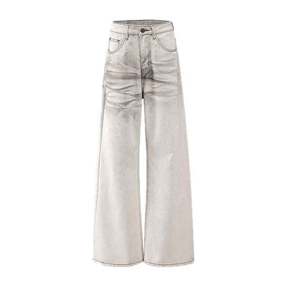 Loose Casual Wide-Leg Straight Leg Jeans For Women | MuddyStock Originals MuddyStock