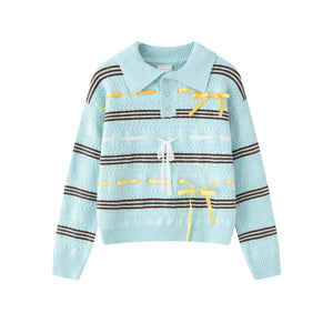 Butterfly tie sweater for women | MuddyStock Originals Green