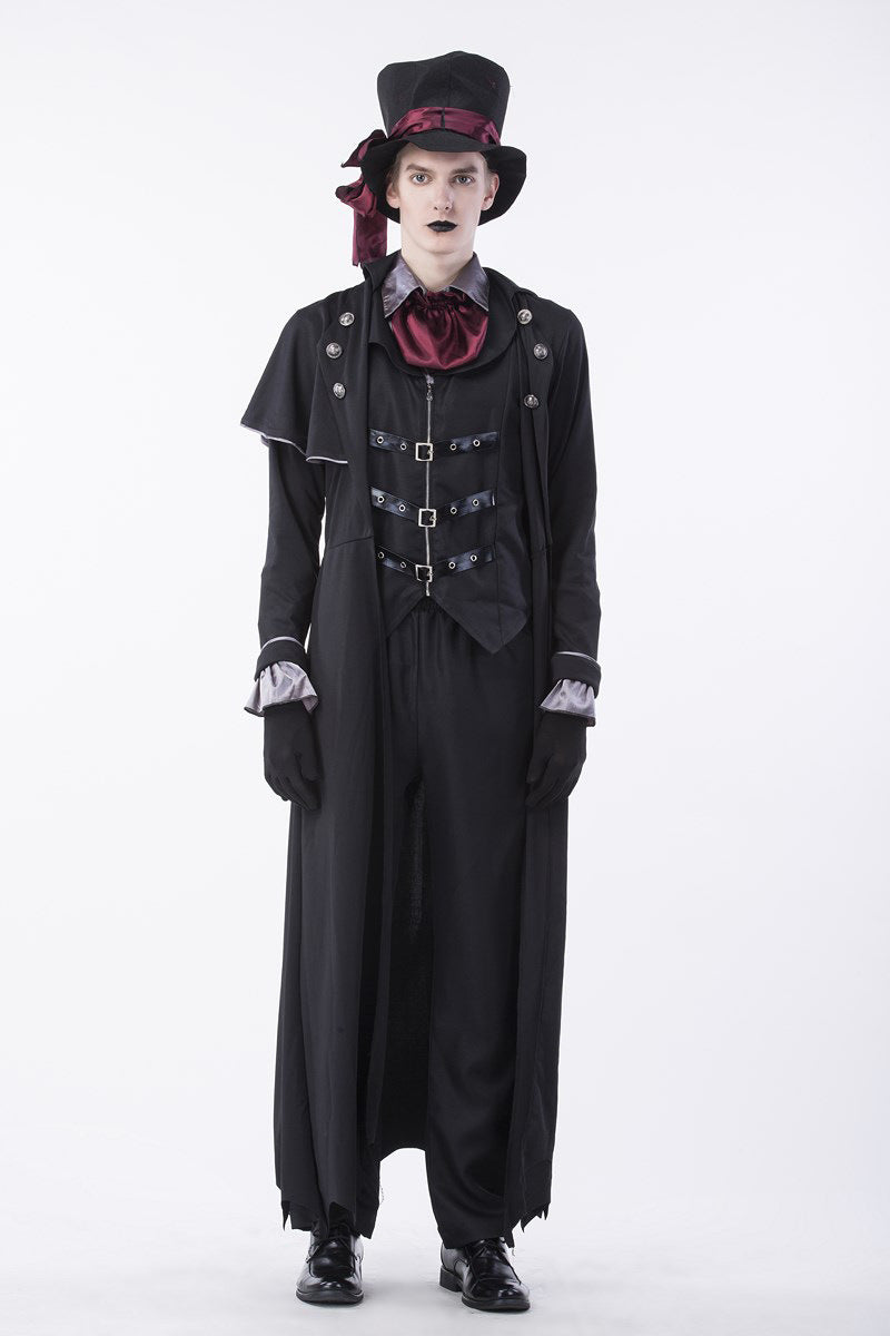 Vampire Costume Cosplay Couple Outfit for Men and Women For Halloween 1833