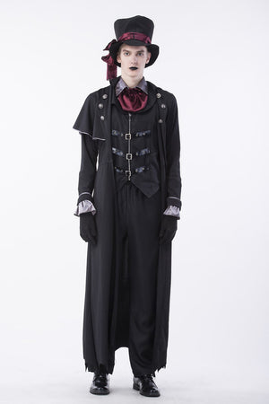 Vampire Costume Cosplay Couple Outfit for Men and Women For Halloween 1833