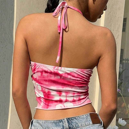 Tie dye vest strapless women's clothing | MuddyStock Originals MuddyStock