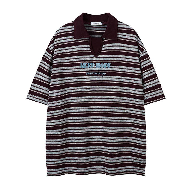 Short Sleeve Polo T-Shirt for Men | MuddyStock Originals A182-Brown MuddyStock