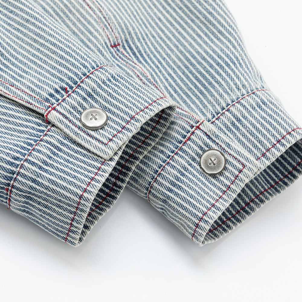 Vertical striped jacket for men | MuddyStock Originals