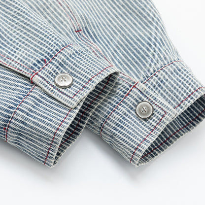 Vertical striped jacket for men | MuddyStock Originals