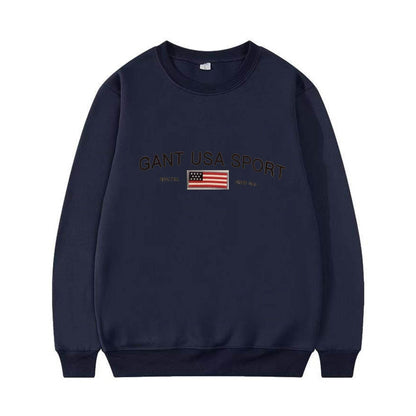 Crew Neck Sweatshirt For Men And Women | MuddyStock Originals Navy Blue MuddyStock