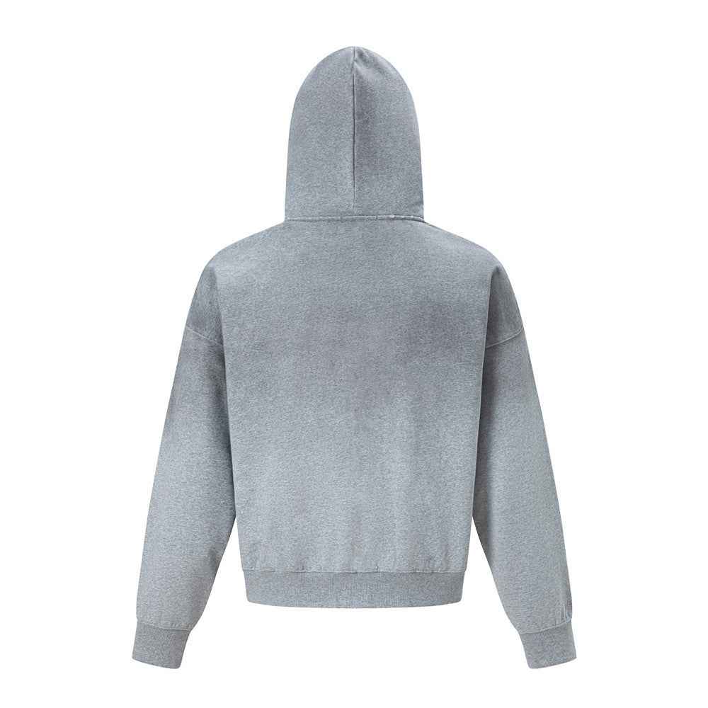 Spray painted dirty hoodie for men | MuddyStock Originals