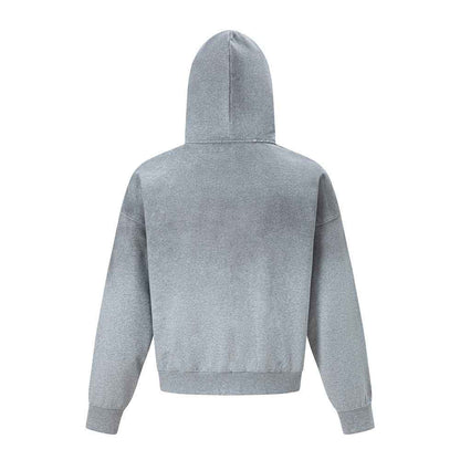 Spray painted dirty hoodie for men | MuddyStock Originals